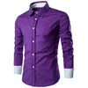 Camisas de vestido masculinas 2022 Moda de moda de moda longa Camisa listrada de fit Slim Fit Casual Camisa Social Masculina M-XXXL CS14 21