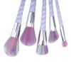 Fil coloré maquillage brosse ensemble fond de teint poudre ombre à paupières maquillage pinceaux cosmétique beauté maquillage outils 10 pièces ensemble RRA6799086279