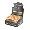 Керамическая сигареты нападающего трубы сигареты формы курительные трубки желтый фильтр Color100pcs/коробка 78мм 55мм одного нападающего битой металла для