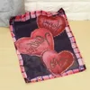 12.5''x18'' 3 Hearts For Valentine's Day Garden Flag Love Heart Banner Decorations