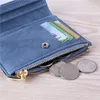 Portefeuille femmes porte-cartes en cuir dames sac à main violet rose gris bleu noir portefeuille femme PU cuir banque ID crédit W101276f