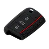 Etui clés de voiture universels et durables en Silicone, capuchon de clé rabattable pour télécommande, pour Volkswagen Golf 7 Nissan Xterra