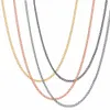 12 st Wholesale Smycken Resultat 2mm Länkkedja Halsband för hängsmycke med hummer, 40cm / 45cm / 50cm / 55cm / 60cm