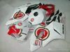 Hat Försäljning Fairings för Honda CBR1000RR 2004 2005 Red White Injection Mold Fairing Kit CBR 1000 RR 04 05 JQ22