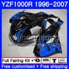Kropp för Yamaha Blue Flames Hot YZF1000R Thunderace 02 03 04 05 06 07 238HM.39 YZF 1000R YZF-1000R 2002 2003 2004 2005 2006 2007 FAIRING KIT