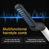 Hair Straightener For Men Multifunctional Curling Electric Brush Beard Comb US