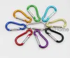 Carabiner Ring Keyrings Key Chain Outdoor Sports Camp Snap Clip Hook Keychains Hiking Aluminum Metal Stainless