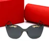 2019 Популярные дизайнерские солнцезащитные очки для мужчин и женщин Dazzle Color Cat Eye Дизайнерские очки Спортивное вождение Велоспорт S1233299