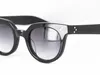 Euro-Am Hot Unisex retro-vintage solglasögon Johnny Depp UV400 gradient grå glasögon som körgoglar 48-22-145 Plank Toughy Seven-Teeth Temple