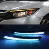 2 pcs pour Honda Civic 2017 2018 2019 2020 Blink LED LED Headlight Daytime Daytime DRL DRL Signal jaune