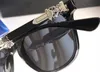 New popular retro men sunglasses MELICE punk style designer retro square frame with leather box coating reflective antiUV lens to1837010