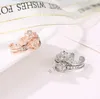 Rose Goud Zilver 100 talen Ik hou van je Projectie Ring Romantische Liefde Geheugen Trouwring Sieraden Gratis verzending