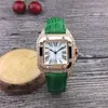 Estilo de moda Relojes para hombres y mujeres Reloj de vestir con caja de oro rosa para mujer Correa de cuero Movimiento de cuarzo Calidad superior Impermeable Desi303L