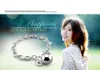 Bangle Lady 925 Sterling Silver Bracelet,The Bell Pendant Design,Ms Jewelry,length 20cm Chain,Solid Bracelet Girl1