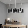 Artpad Keuken Hanglampen Moderne 110 V 220 V Zwart Ijzer Hanglamp Nordic Voor Woonkamer Slaapkamer LED Hanging Lighting