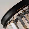 Creative Golden Black Luxury Indoor Living Room Crystal Wall Lamp Bedside Lamp Led Post Modern Classic El Aisle Corridor Light8297608