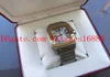 Najwyższa jakość 100 XL W200728G męskie zegarki 42mm Auto męskie 18kt żółte złoto stalowy automatyczny zegarek mechaniczny z pudełkiem