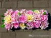Yapay Ipek Çiçek 10 adet 50 cm Düğün Yol Kurşun Ortanca Şakayık Gül Çiçek Düğün Kemer Kare Pavilion Köşeleri dekor Flores