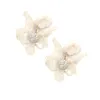 Fashioneuropean och American Fashion Super Fairy Big Brand överdriven No Ear Hole Ear Clip Female Flowal Petal False Earring Hol5850779