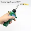 Freeshipping Braze Welding Torch Mapp ProPane Gas Torch Självantändning W Trigger Style CGA600 Uppvärmning Lödbrännare