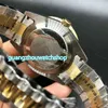 Orologio da polso con diamanti incastonati 43MM da uomo bicolore in acciaio inossidabile con diamanti quadrante orologi moda meccanico automatico grande diamante230P