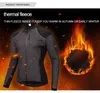 Wosawe Winter Thin Thermal Fleece Cycling Jacket Men Men Men MTB Bike Clothing Sportswear Waterbreaker Water Switch