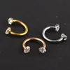 Horseshoe Nose Piercing Ring Hoop 16G Steel Septum Lip Ear Body Jewelry Cartilage Barbell Tragus Stud Earrings 60pcs