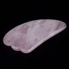 Pink Triangle Facial Massage Gua Sha Board Natural Jade Stone Care Healthy Guasha Board Scraping Massage Board Förhindra rynka BH16106484