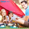 Camping vedspis, vikning av vedspis, bärbar kompakt lätt ren titan spis, utomhus picknick BBQ backpacking camping