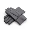 ファッションフリー配送 - 高品質の男性の革の手袋暖かい手袋の男性\のウール手袋品質保証