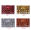 Party Decoration 100st Christmas Ball Tree Hanging Glitter Ornament Xmas Balls Pack Wedding Decorations Decor for Home1