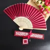 Mariage Favors Fan cadeau avec des noms dans la boîte avec couton Youquot Tag pour invité Ventagli Matrimonio2145837