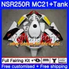 Впрыск для HONDA NSR 250R 250 R MC21 PGM3 NSR250R 90 91 92 93 264HM.17 Nsr250 R RR Nsr250rr Repsol оранжевый 1990 1991 1992 1993 обтекатели