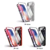 Metal Case magnetico per caso della copertura magnetica adsorbimento iPhone XS MAX Corpo 360 completo per iPhone XR Samsung Note 9 S9 Inoltre S8 con il sacchetto di OPP