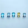 6mm verre Terp perles insérer perle lumineuse rougeoyante en bleu foncé clair Orange pour plat haut Quartz Banger ongles plate-forme pétrolière