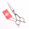 6 17 5 cm JP 440C Purple Dragon Brand Cuting Tetting Tething Naksor Salon Salon Salon Salon Hair Scissors 318T
