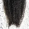 Coarse Yaki micro ciclo dell'anello estensioni dei capelli 1g / strand 100g diritto crespo Micro Perle link estensioni dei capelli umani dei capelli colorati Locks 18 '' - 24 ''
