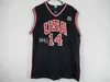 Gary Payton #14 Team USA Retro Basketball Jersey heren ED Custom Number Name Jerseys