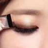 Dubbele kleur oogschaduw make-up palet glitter palet oogschaduw pallete waterdichte glitter oogschaduw shimmer cosmetica