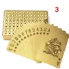 Новые золотые/ черные пластиковые покерные карты водонепроницаемые домашние игровые карты для настольных игр272F