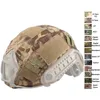 Outdoor Tactical Camouflage Fast Helmet Cover Sports Equipment Airsoft Paintball Shooting Gear Helmet Accessory Muti Colors