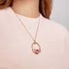 100% 925 Sterling Silver Moments Small O Wisiorek Moda Biżuteria ślubna Dokonywanie dla kobiet Prezenty