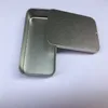 200 teile/los 80*50*15mm größe Leere schlichte silber farbe metall schiebe oben zinn box, metall rechteck süßigkeiten usb box fall Jar container