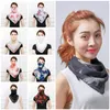 Frauen Schal Gesichtsmaske Seide Chiffon Taschentuch Outdoor winddicht halbes Gesicht Staub Schleier Sonnenschutz Masken Schal Staubmaske T2I5797