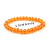 braceletes frisados ​​laranja