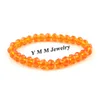 orange crystal beads