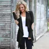 Neue Frühlingsfrauen Strickjacke Europa Stil Top Casual Kontrast lange Ärmel dünne Outwear Mantel Top Kleidung Volltonfarbe