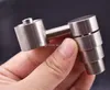Universal 4in1 14mm18mm Manlig Kvinnlig Banger Titanium Nail Silika Side Arm Domeless Titan Nails för rökning Vattenolja Rig Bong