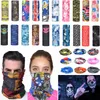 Magiczny szalik rowerowy maska ​​na zewnątrz na zewnątrz sportu snowboard snowboard wiatr Cap Cycling Balaclavas Turban Motocykl Maski Maski Party Maski XD22056