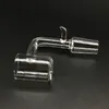 20mm 24mmダイヤモンドノット斜めのエッジラウンドボトムクォーツエナイルバンガー10mm 14mm 18mm男性女性Eネイルバンガー用ガラスボンズリグ